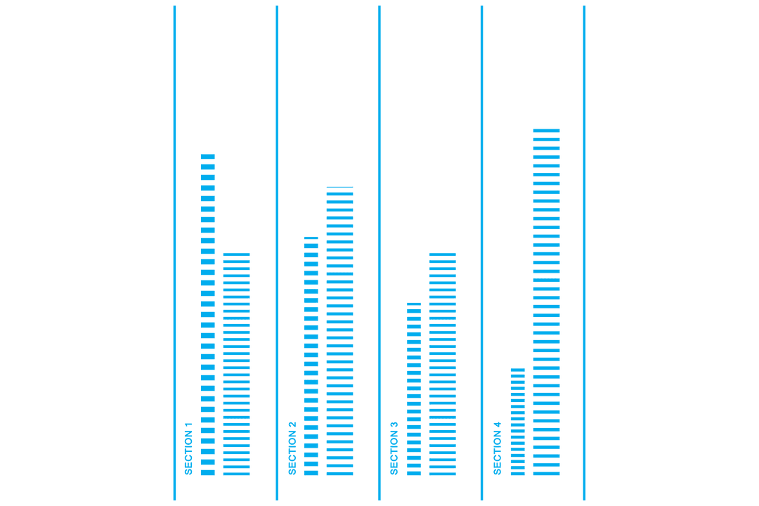 Transparent Bar Chart Vector Aligns Economy Ideas