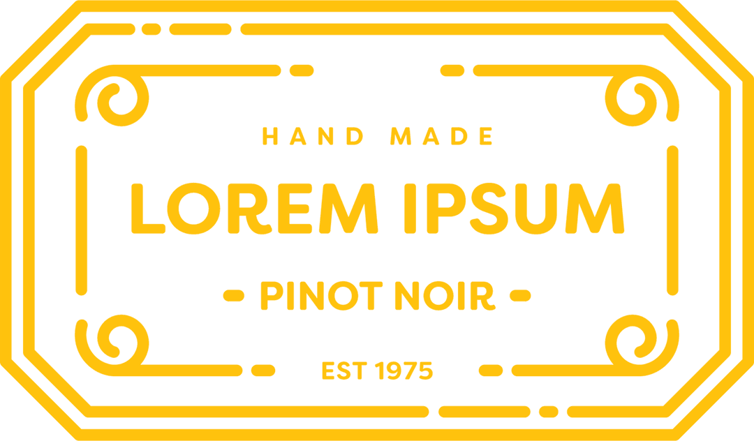 Transparent Hand Made Text Digital Signboard Vector