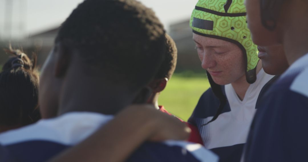 Multiracial Teen Rugby Team Embracing Each Other Before Game - Free Images, Stock Photos and Pictures on Pikwizard.com