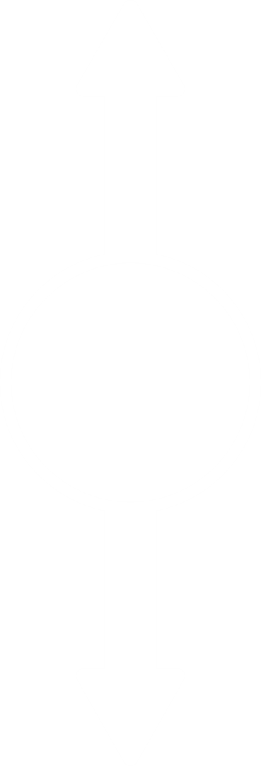 Transparent White Circle with Dual Direction Arrows Illustration