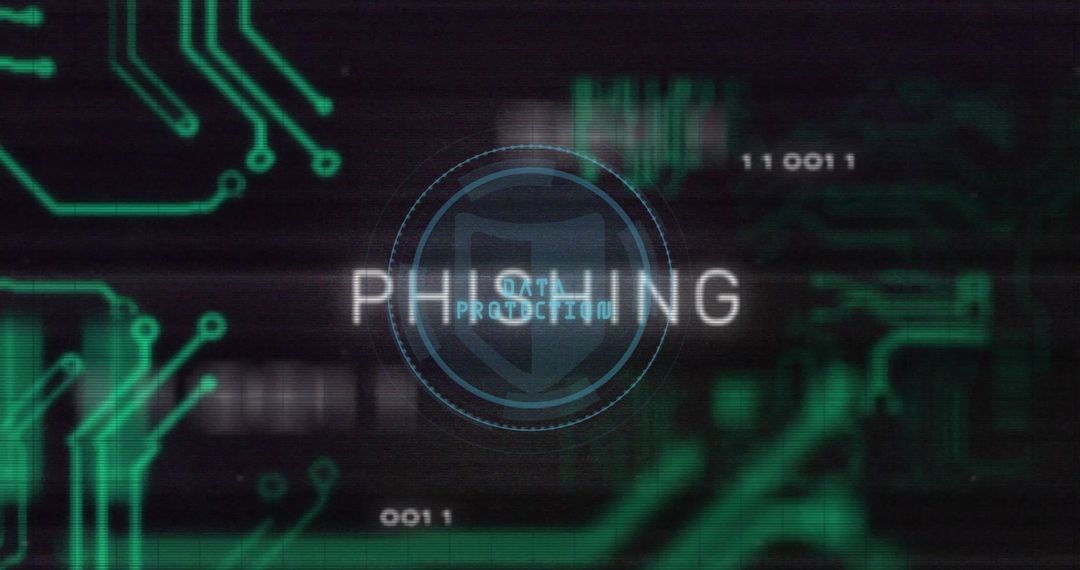 Digital Protection Against Phishing Cyber Security Concept