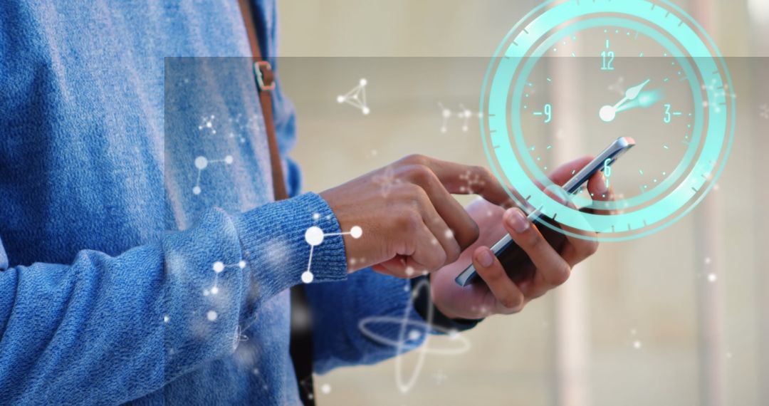 Digital Innovation, Man Integrating Technology into Daily Life