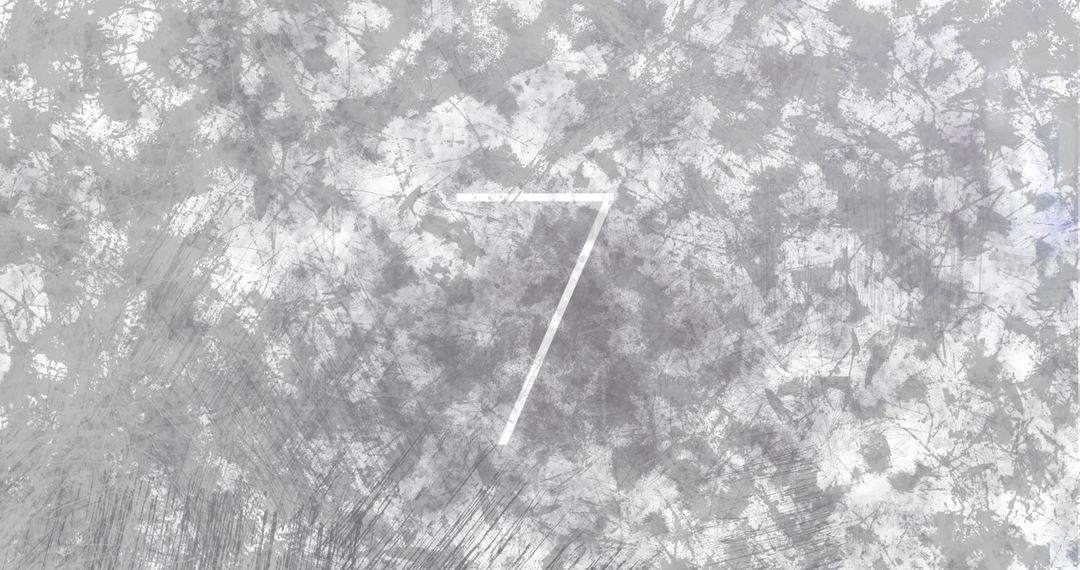 Artistic Abstract Number Seven on Textured Background