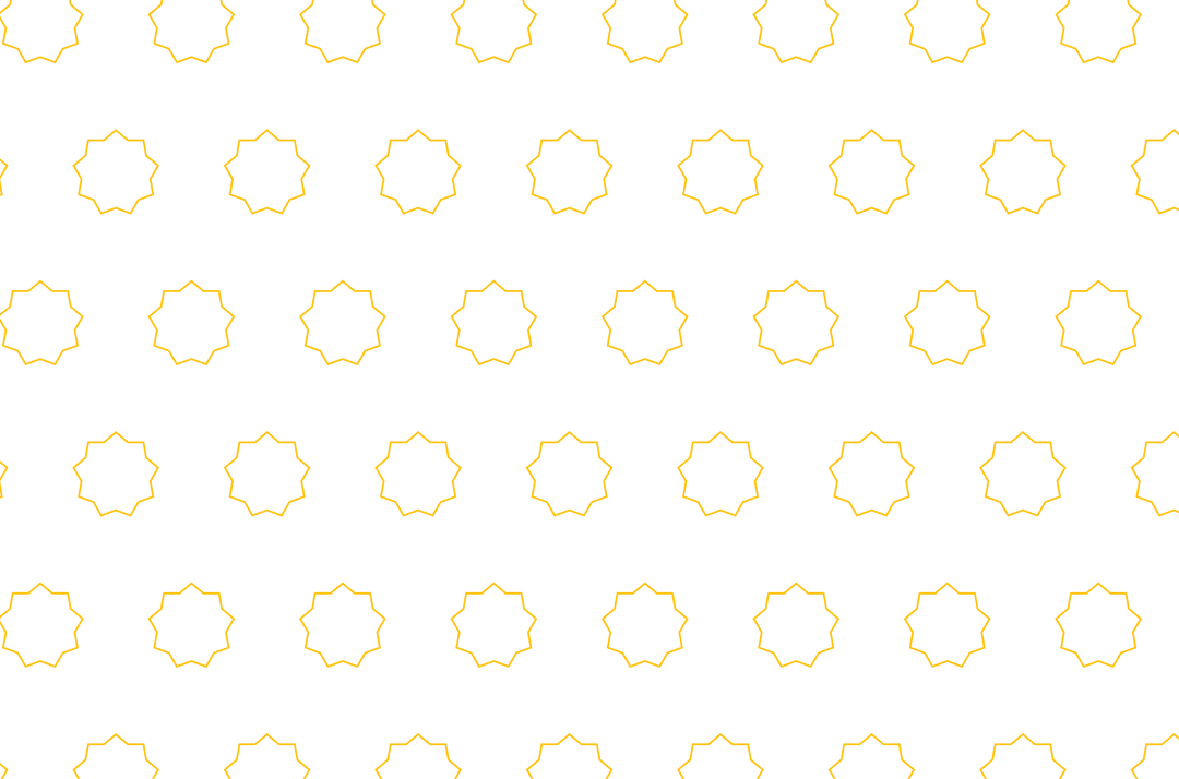 Transparent Yellow Star Pattern on Vector Background