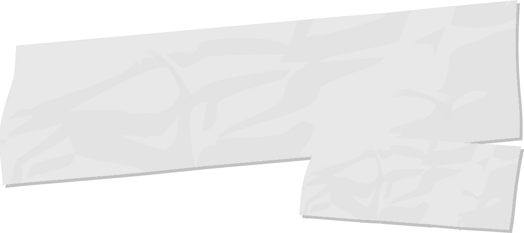 Crumpled Paper Banners on Transparent Background for Creative Design