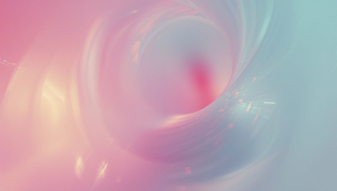 Dreamlike Abstract Vortex with Pastel Gradients in Ethereal Blur