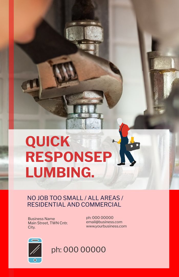 Professional Plumbing Services: Urgent Pipe Repair Solutions - Download Free Stock Templates Pikwizard.com