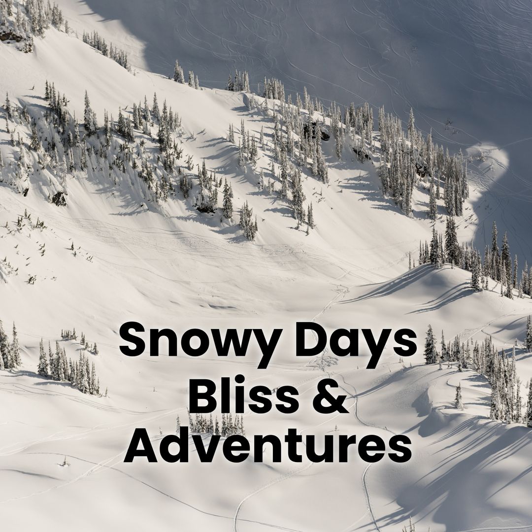 Scenic snowy mountain landscape with pine trees | captivating winter beauty for tourism & adventure