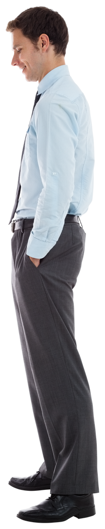 Transparent Smiling Businessman With Hands in Pockets - Download Free Stock Images Pikwizard.com