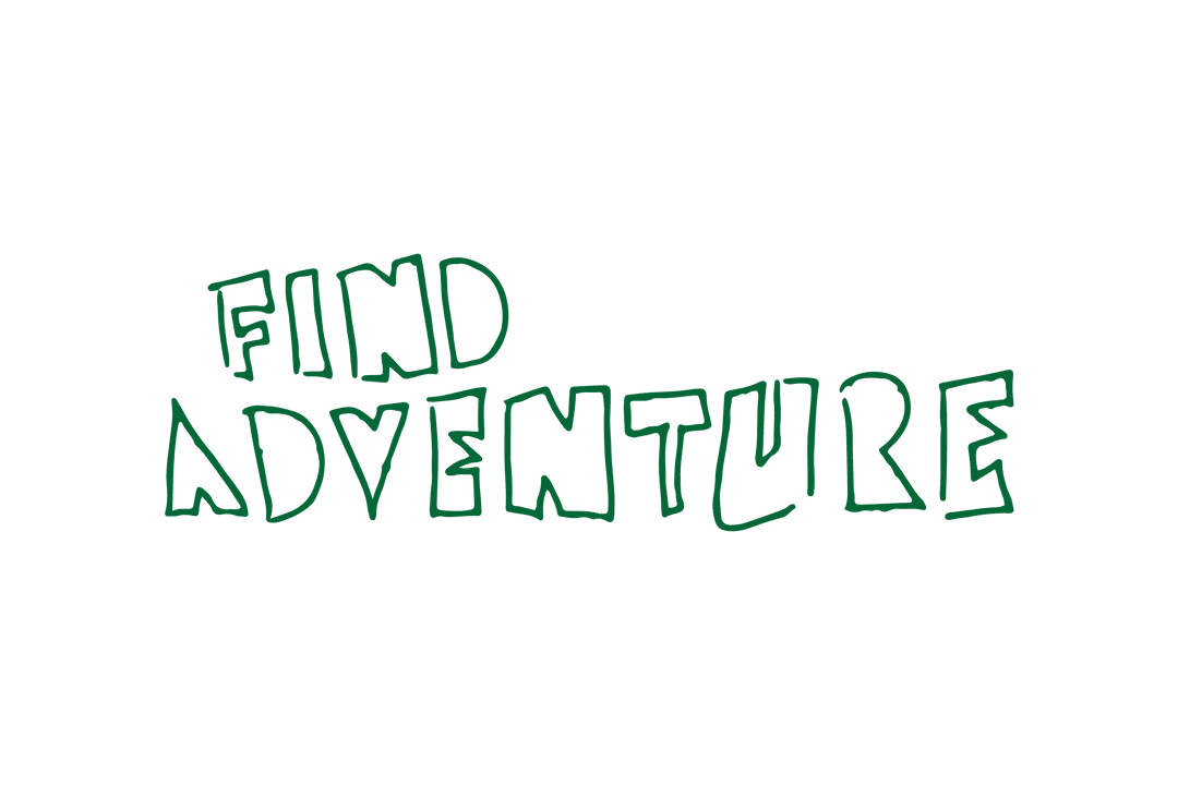 Green Text Find Adventure Vector on Transparent Background