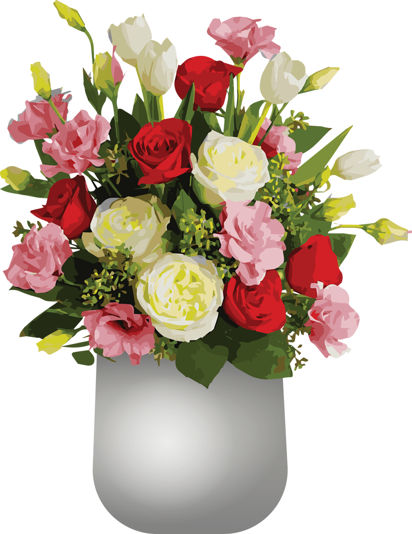 Transparent illustration bouquet colorful roses on festive transparent background - Download Free Stock Images Pikwizard.com