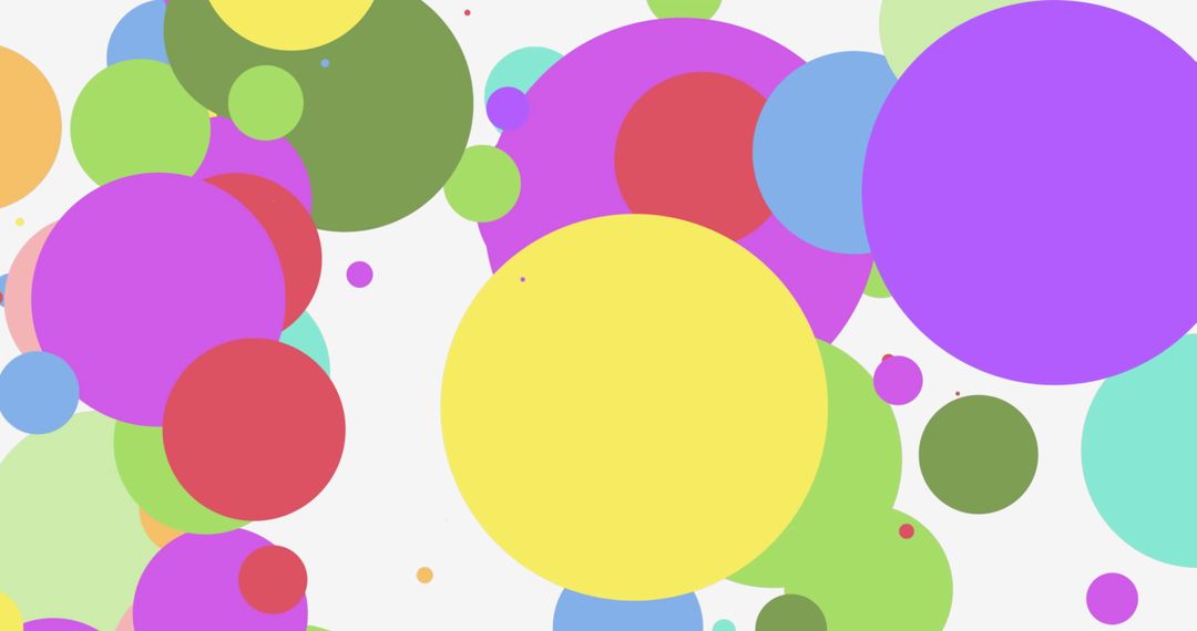 Colorful Abstract Dots and Circles Pattern for Celebrations