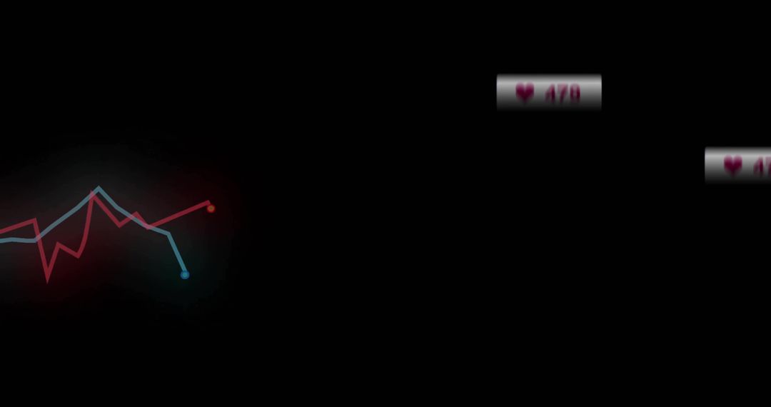 Dynamic Digital Dashboard with Analytics and Heart Count Interaction