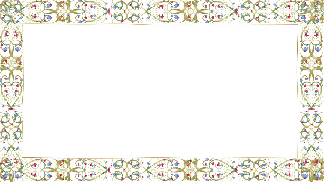 Ornate Filigree Frame with Transparent Background for Elegant Designs