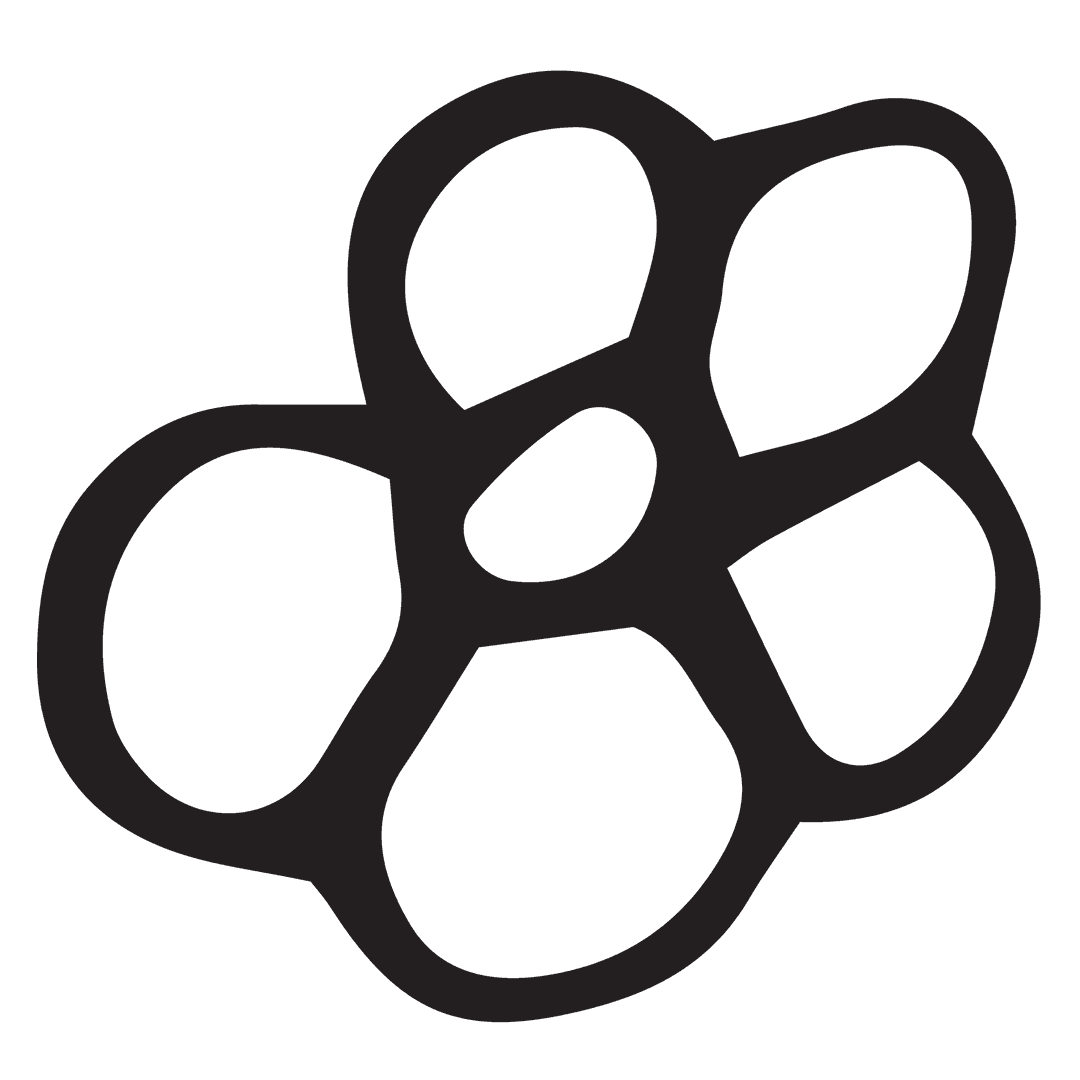 Simple Flower Symbol Transparent Background Illustration