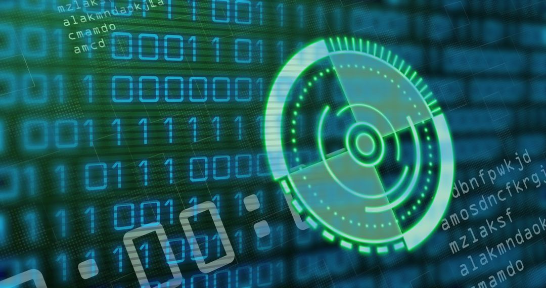 digital data processing and online security interface - Free Images, Stock Photos and Pictures on Pikwizard.com