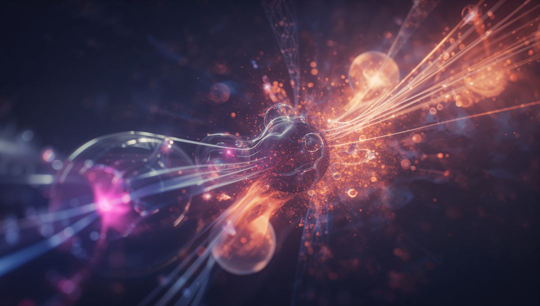 Futuristic Energy Network with Luminous Connections