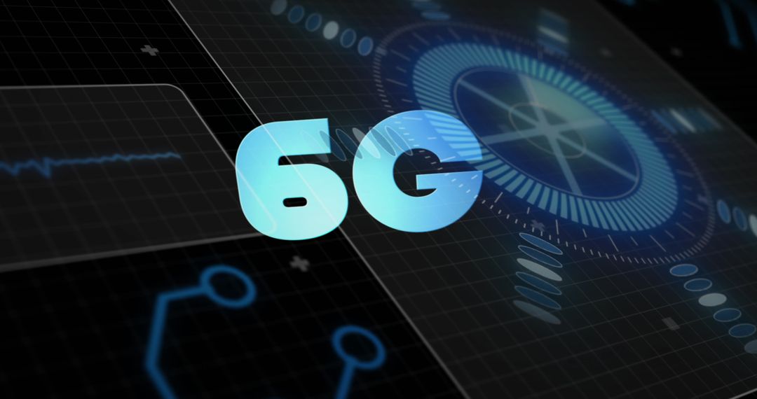 6G Technology with Digital Interface and Data Processing Background