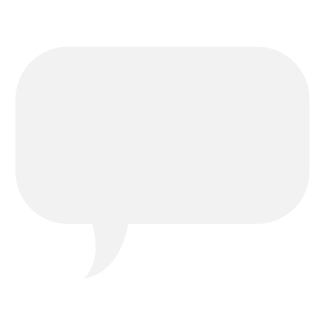 White Speech Bubble on Transparent Background for Communication