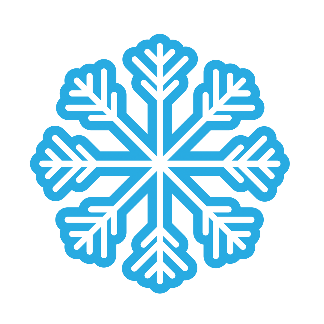 Intricate Transparent Blue Snowflake Icon Design - Download Free Stock Images Pikwizard.com