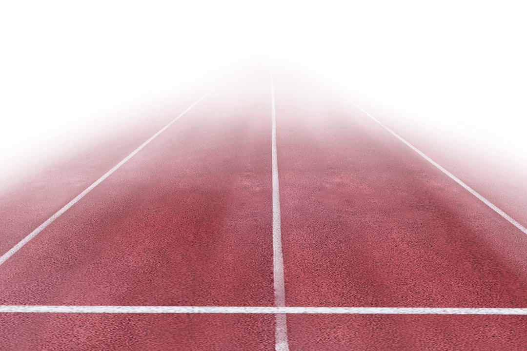 Transparent Running Track with Perspective View