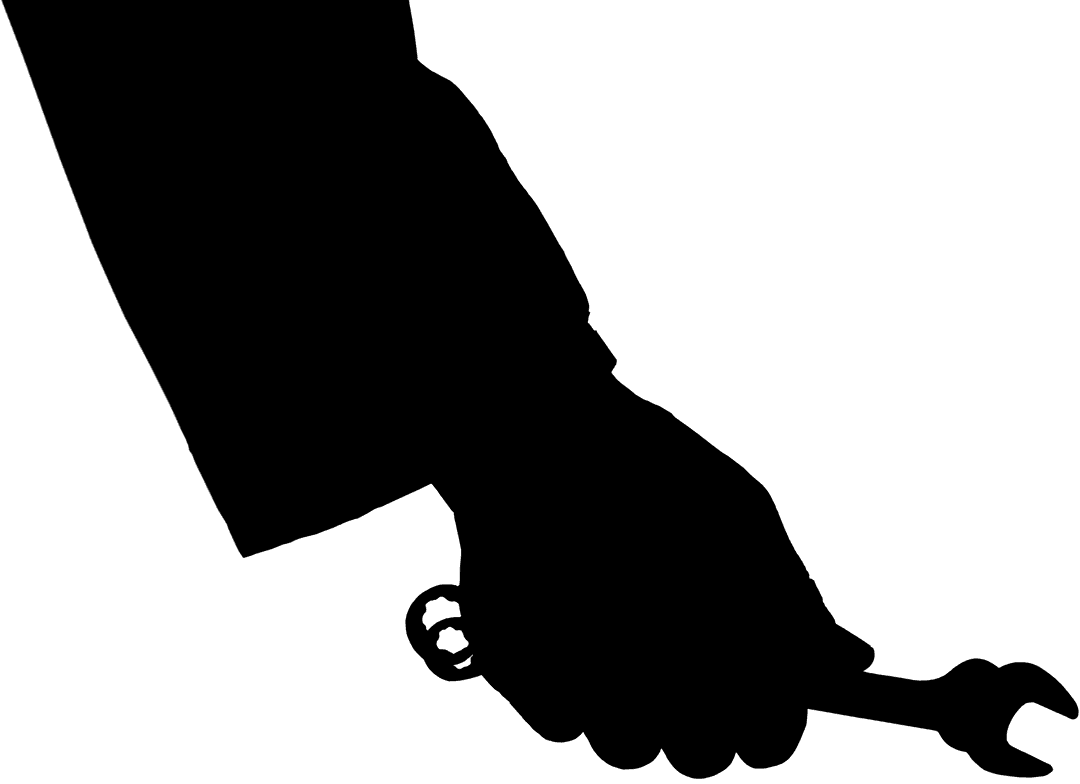 Transparent Silhouette of Hand Holding Key Vector PNG