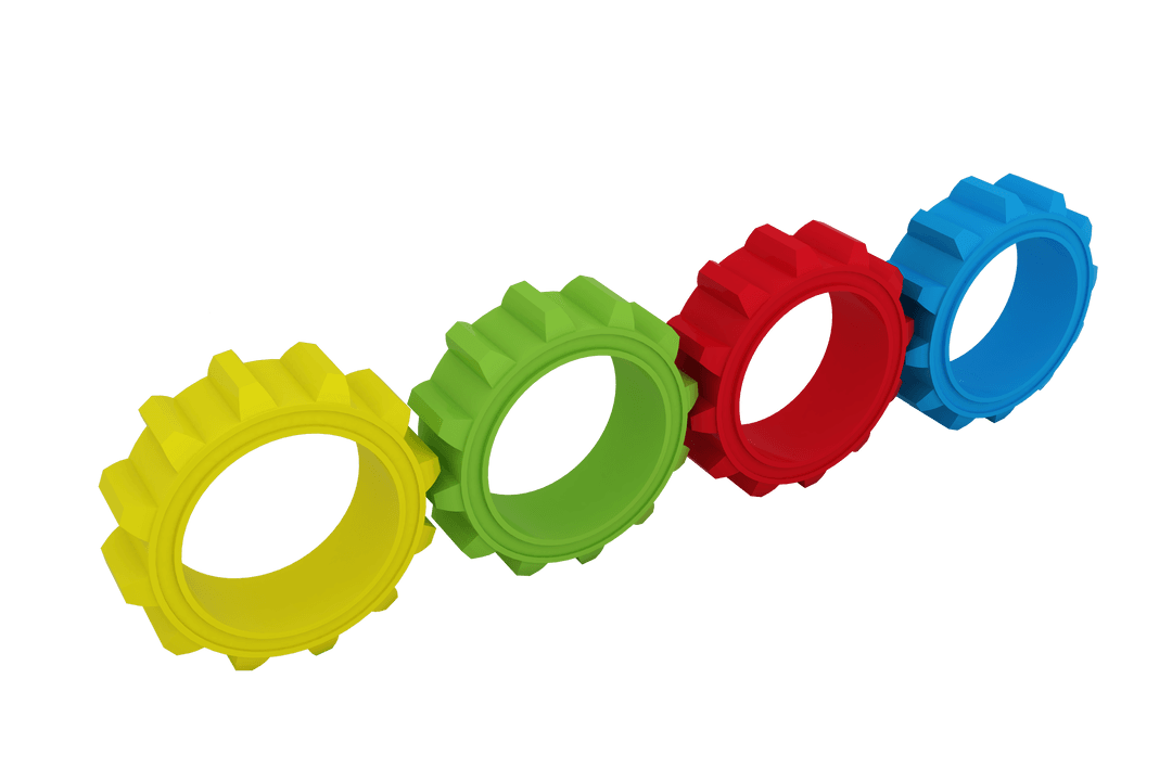 Transparent Colorful Cogs on Clear Background for Engineering Design - Download Free Stock Images Pikwizard.com