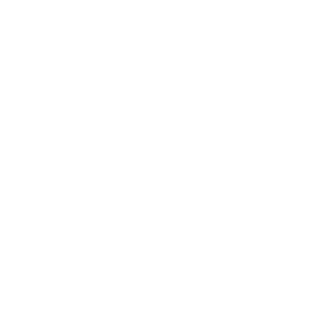 Three White Directional Triangles on Transparent Background