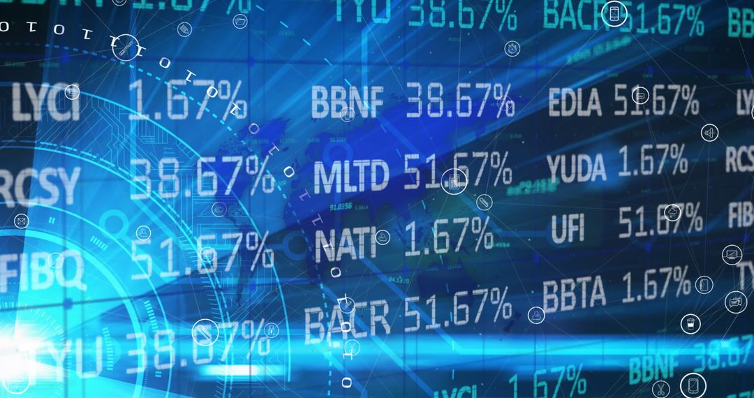 Abstract Financial Market Data Background