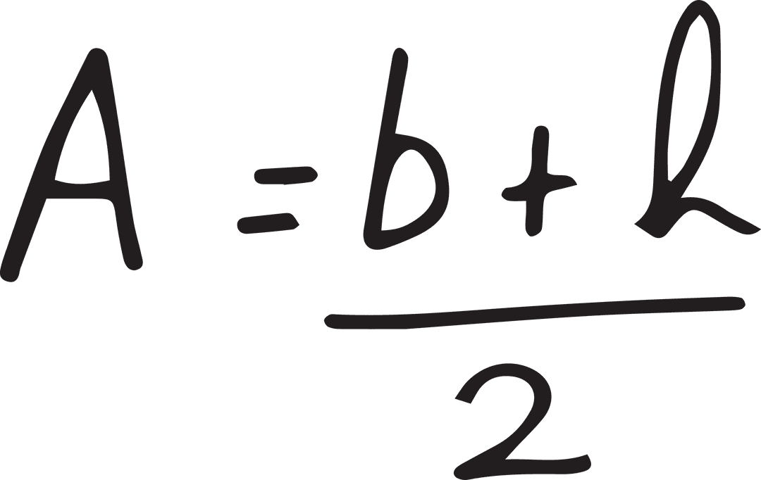 Transparent Hand-Drawn Mathematical Equation Art