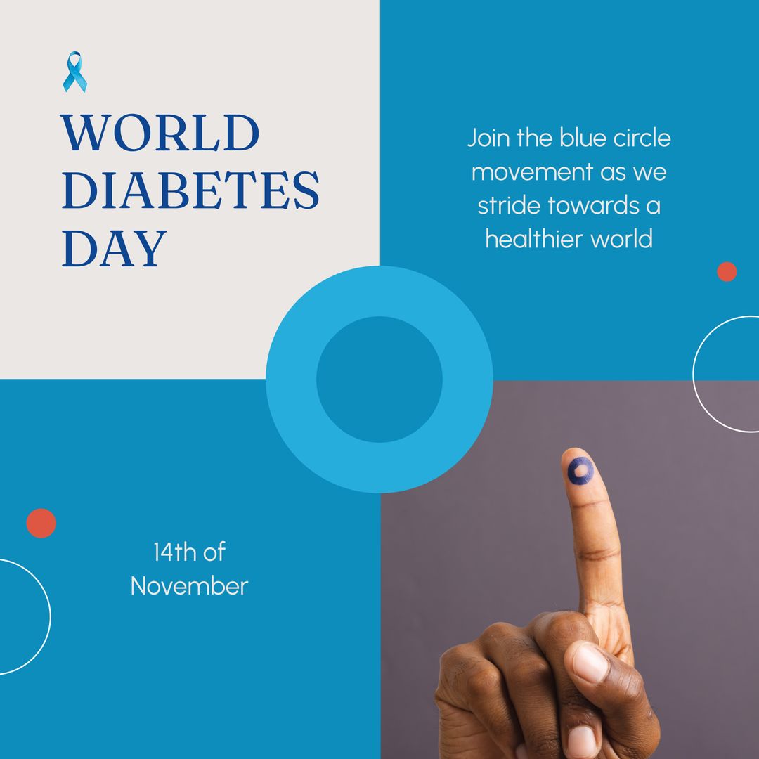 World Diabetes Day Awareness Campaign Poster Design