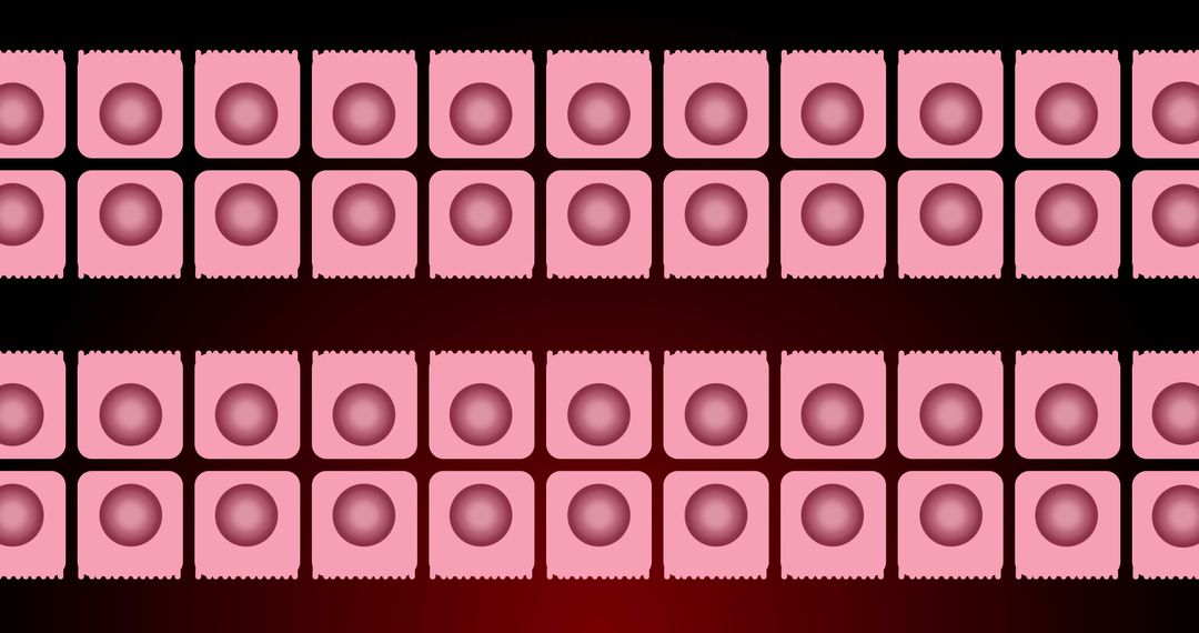 Abstract Vision of Cells in Rows Concept