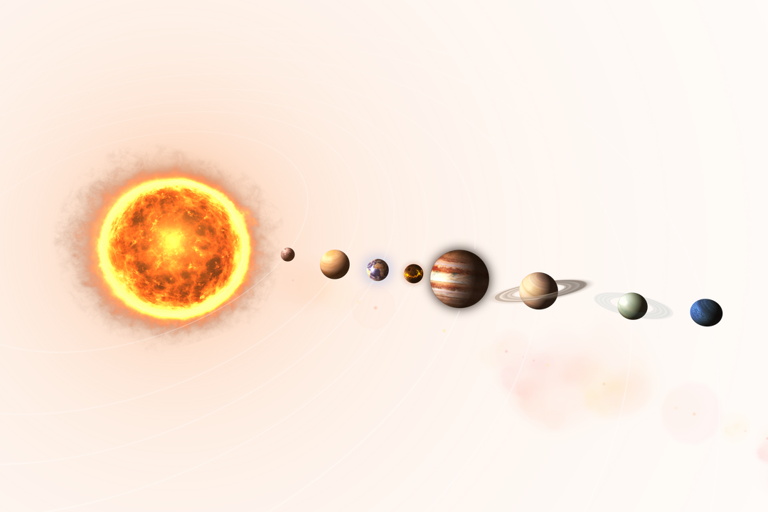 Solar System on Transparent Background Space Illustration - Download Free Stock Images Pikwizard.com