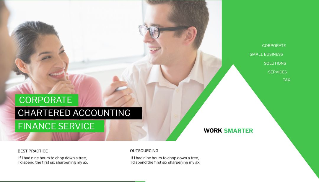 Corporate chartered accounting service collaboration