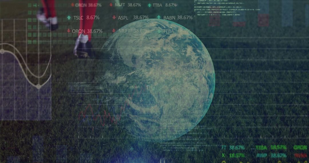 Digital Globe and Data Visuals on Soccer Field Innovate Sports Tech