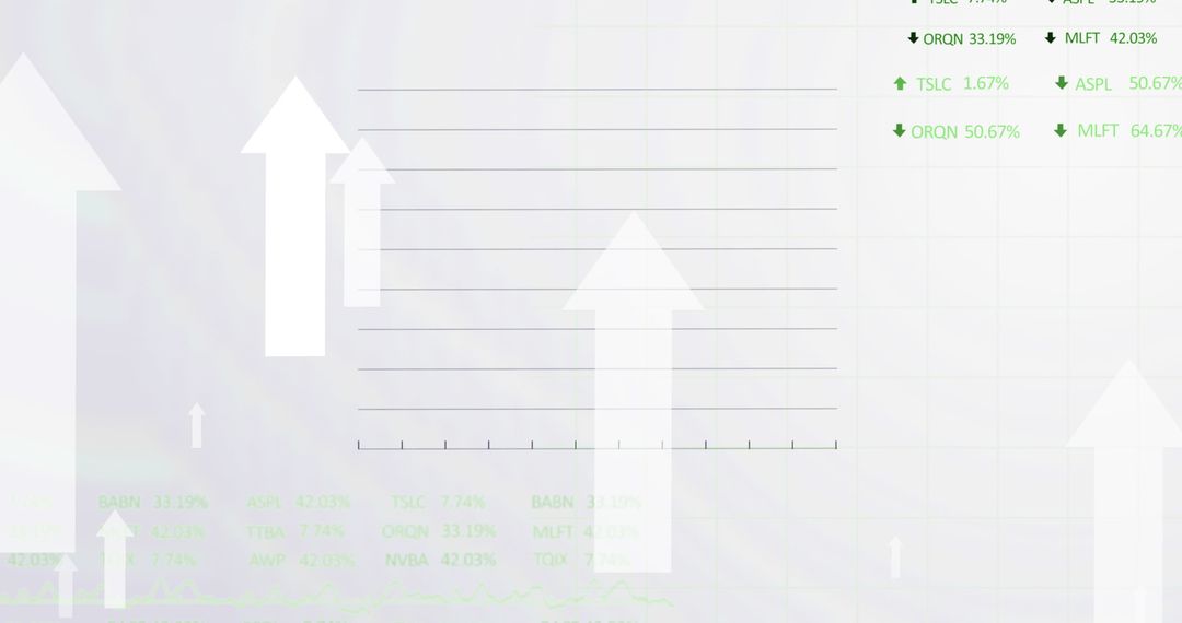 Global Financial Data and Digital Interface with Arrows