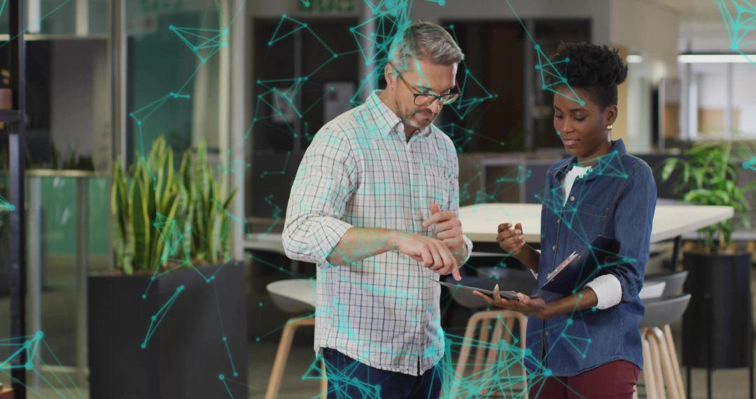 Collaborating in Modern Office with Digital Network Overlay