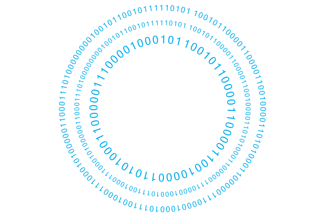 Transparent Circle Pattern with Binary Code - Download Free Stock Images Pikwizard.com