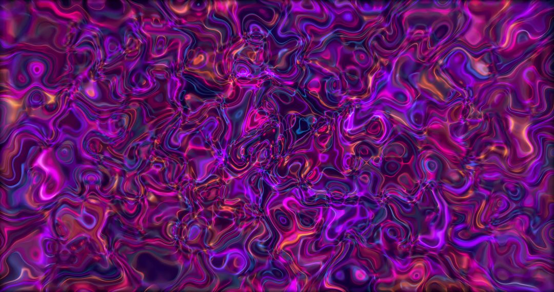 Vibrant Abstract Purple Waves Movement