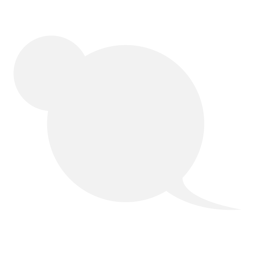 Transparent Speech Bubble Illustration Overlapping Shapes