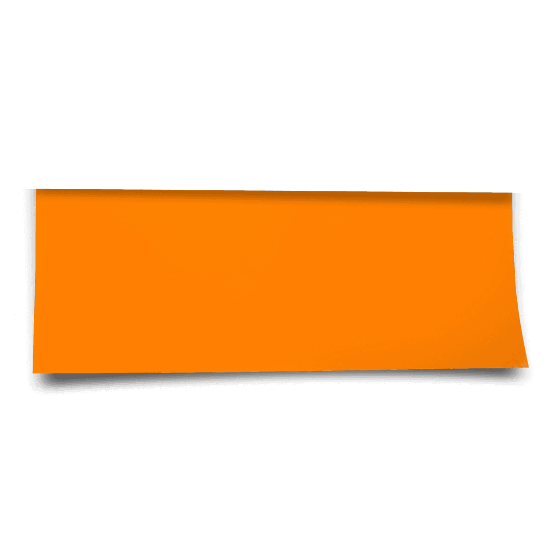Abstract Orange Shape on Transparent Background Icon Vector
