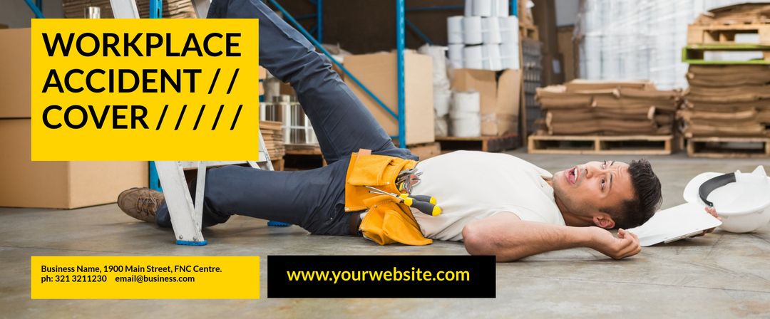 Workplace accident simulation highlighting safety importance