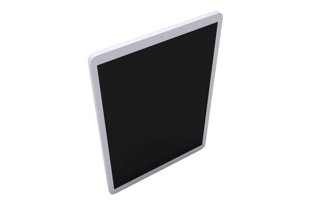 Realistic Tablet Mockup Exclusive Transparent Background