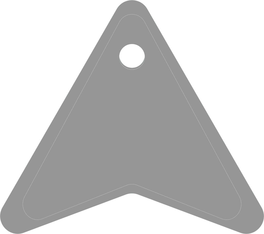 Transparent Gray Triangle Label with Copy Space and Circular Hole - Download Free Stock Images Pikwizard.com
