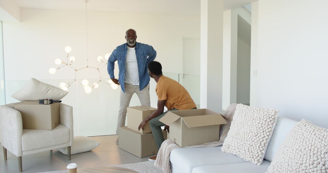 Family Bonding Unpacking New Home