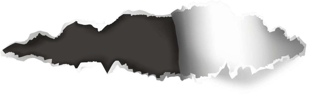 Transparent Torn Paper Edge with Realistic Texture Effect