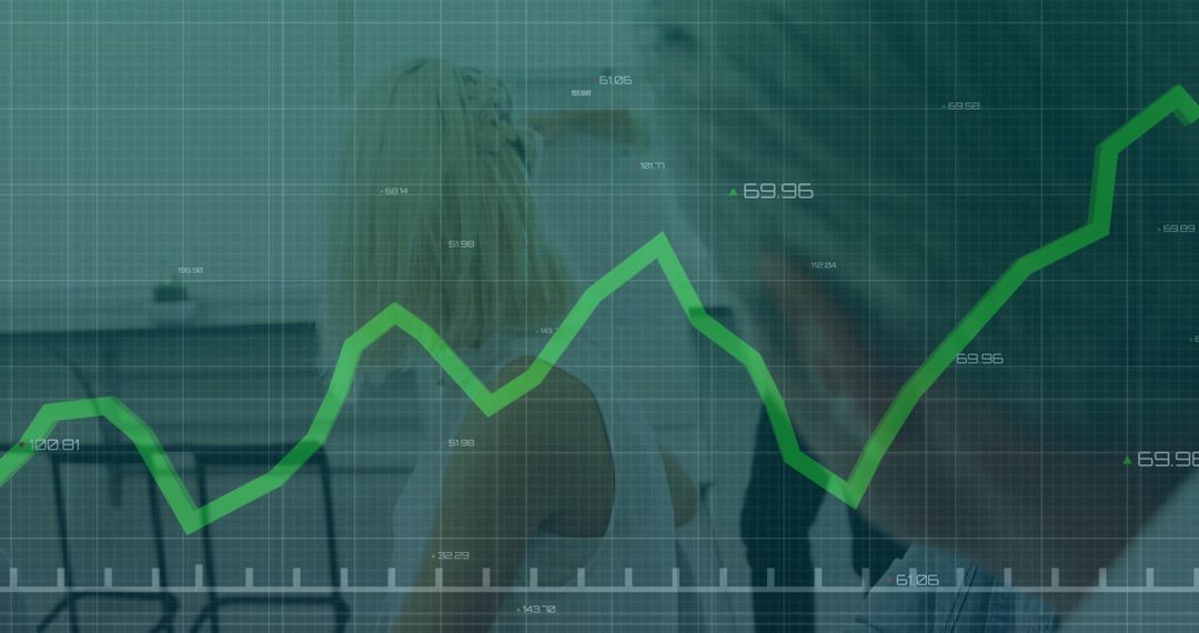 Business Professionals Analyzing Financial Data in Conference Room