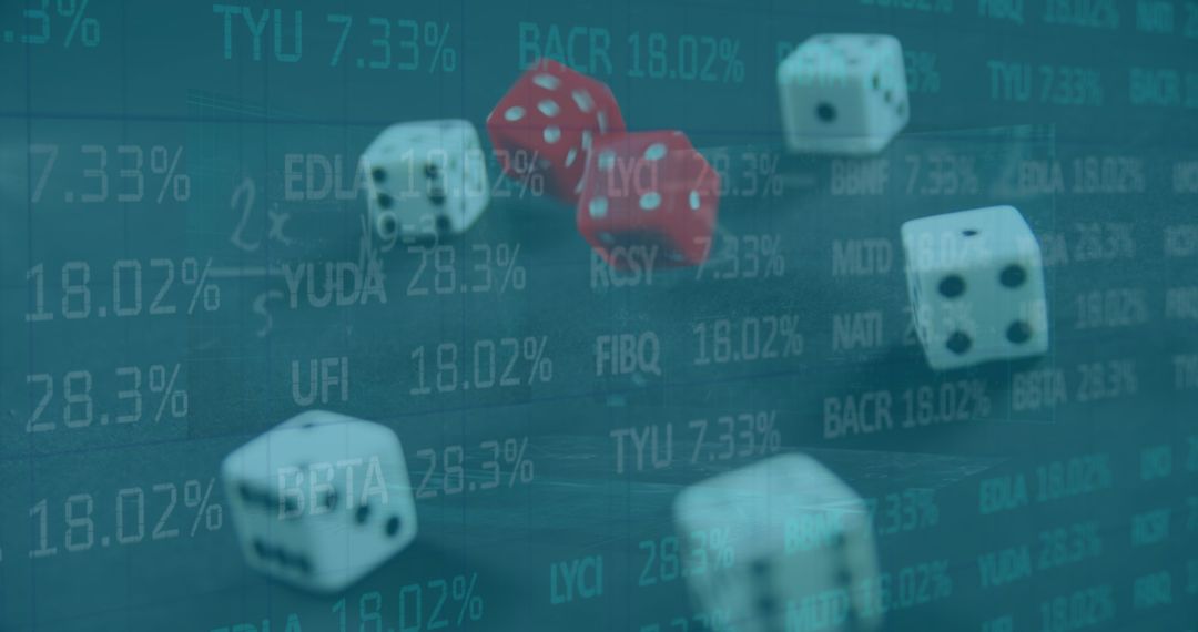 Concept of Financial Risk Combining Dice and Stock Data