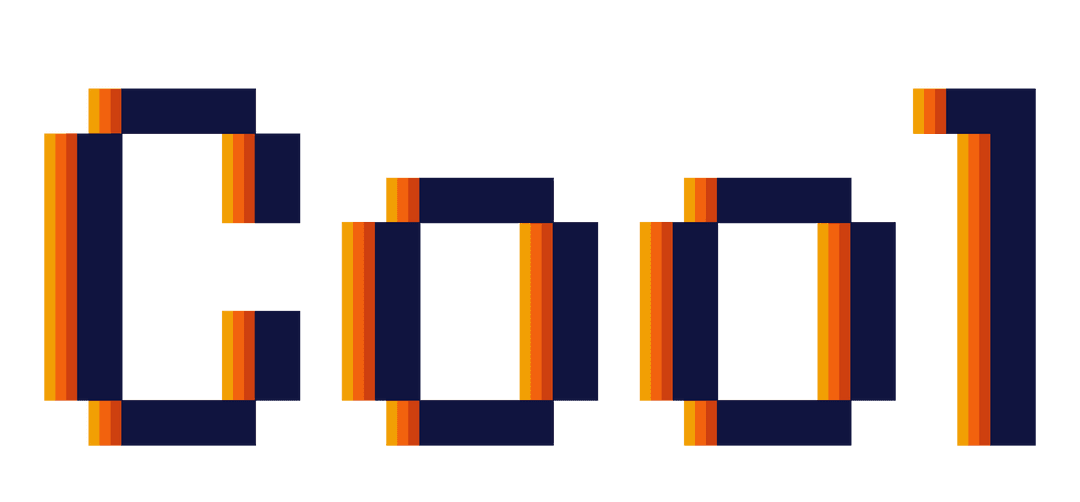 Transparent Digital Cool Text with Vivid Gradient Design