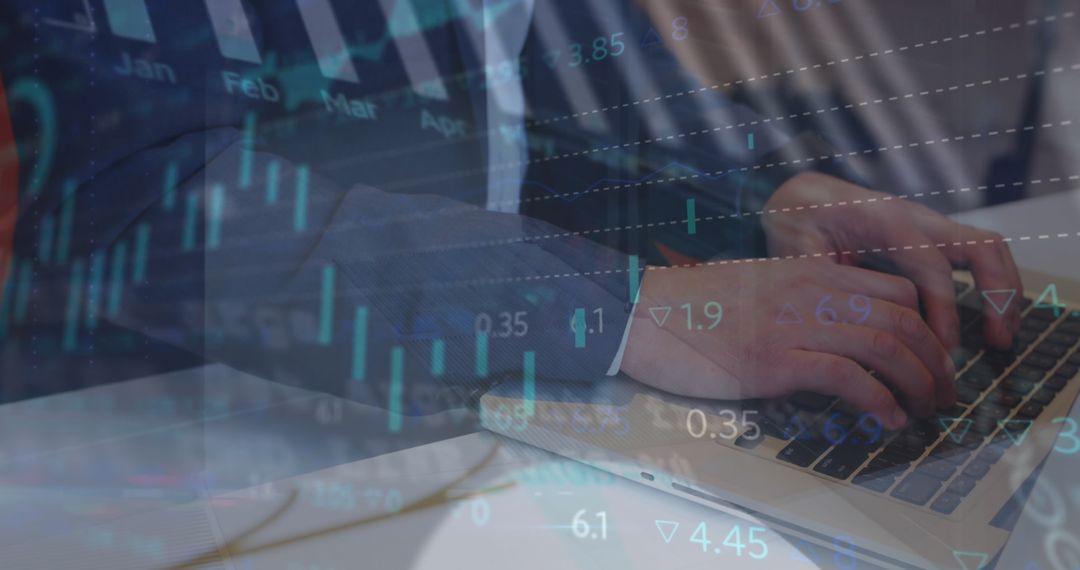 Powerful Financial Analysis and Data Processing Concept